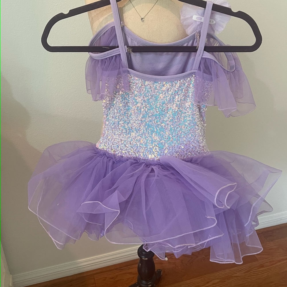 light purple dance costume